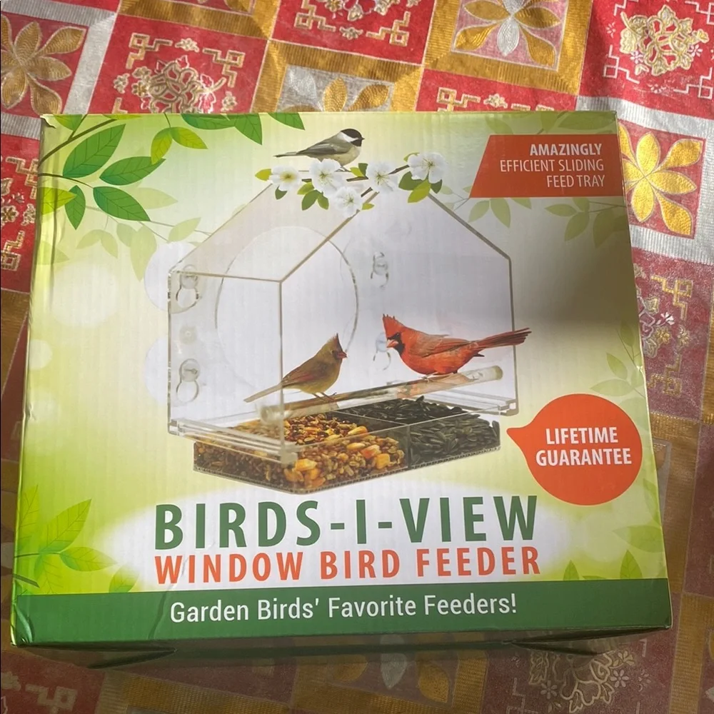 Window Bird Feeder - Clear